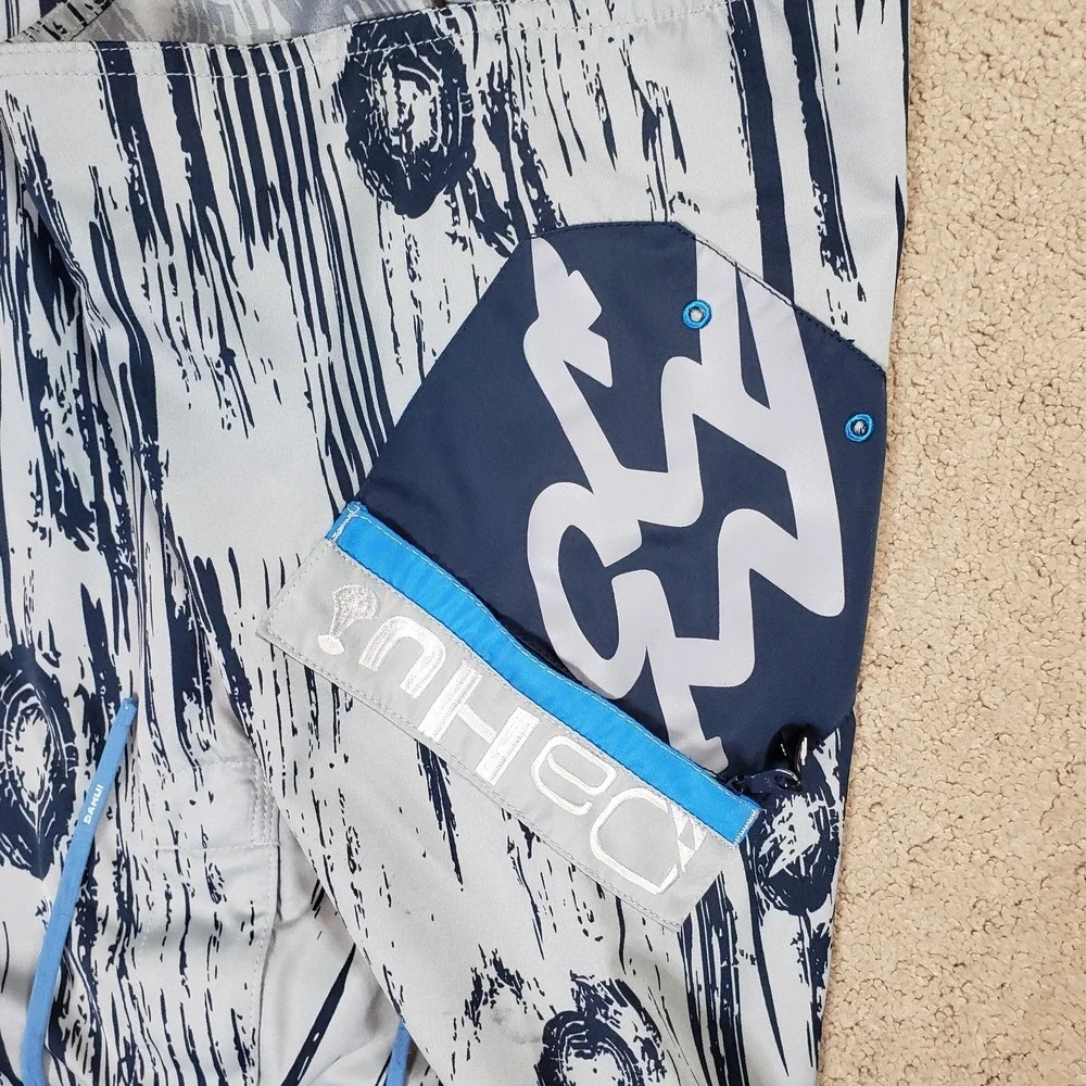 Da Hui Hawaii Board‎ Shorts Mens 40 Cargo Pocket Beach Swimwear Surfing Surf